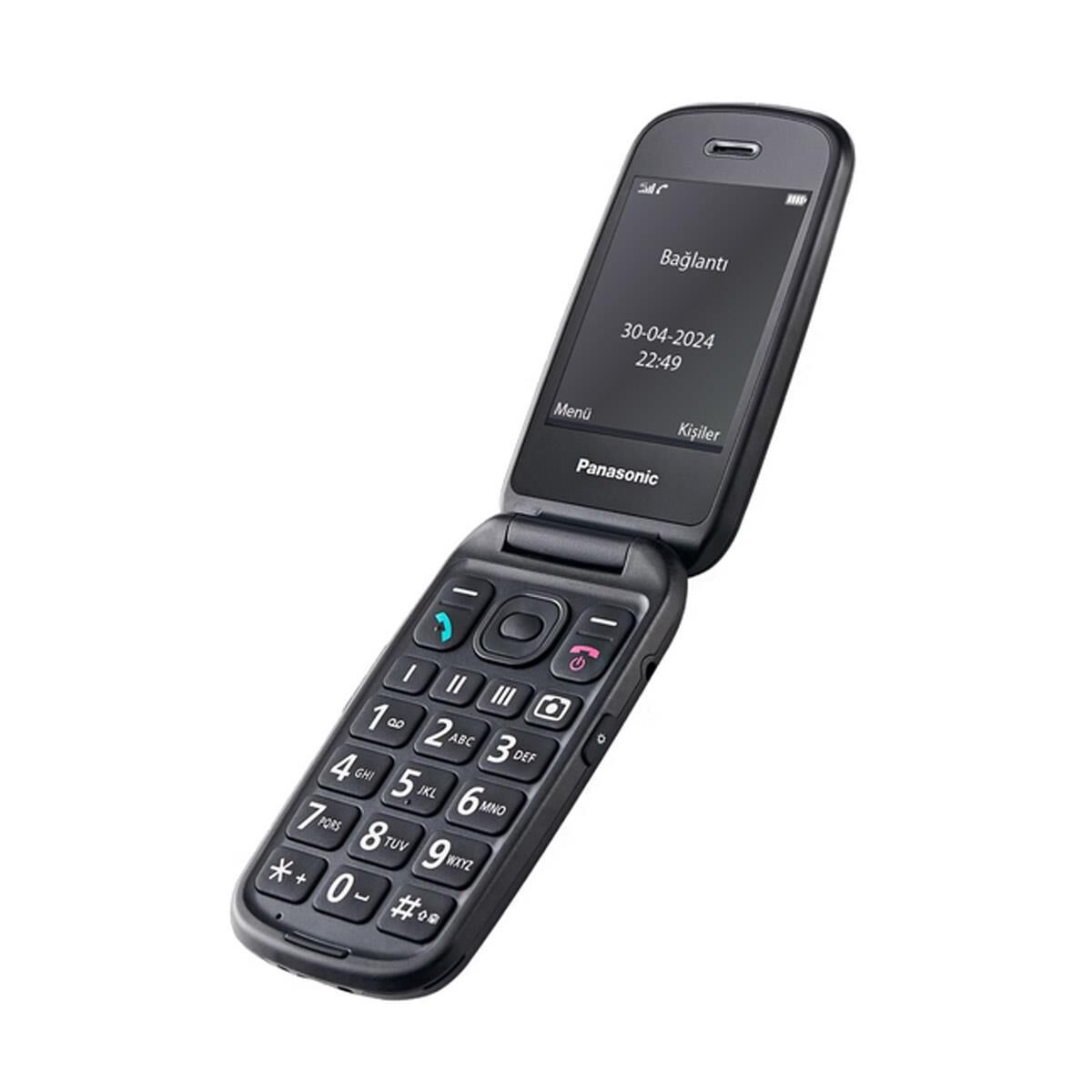 Panasonic KX-TU550 4G Kapaklı Tuşlu Siyah