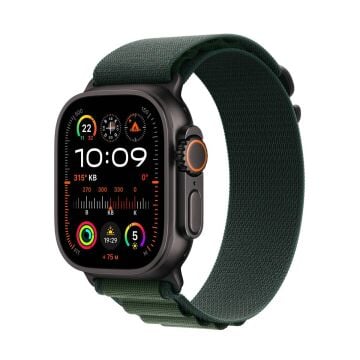 Apple Watch Ultra 2 49mm Black Ti D.Green Loop M